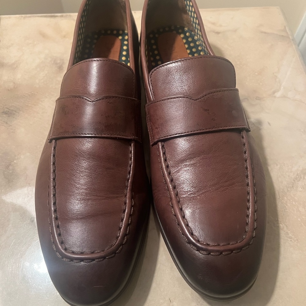 Doucal's Dark Brown Leather Loafers